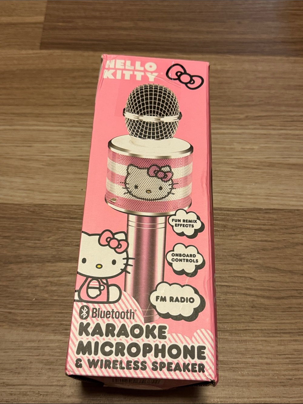 Hello Kitty Pink Bluetooth Karaoke Microphone with Speaker
